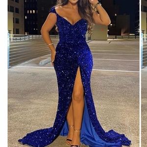 Prom dress, size 2 , royal blue💙